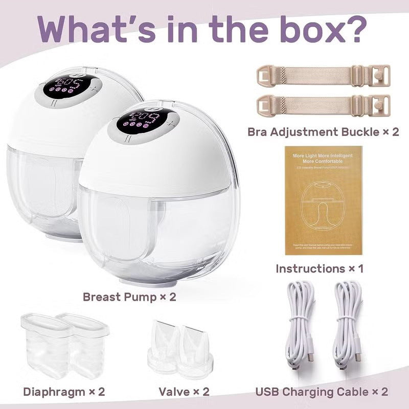 Electric Breast Pump – Hands-Free, Silent Silicone (view 7)