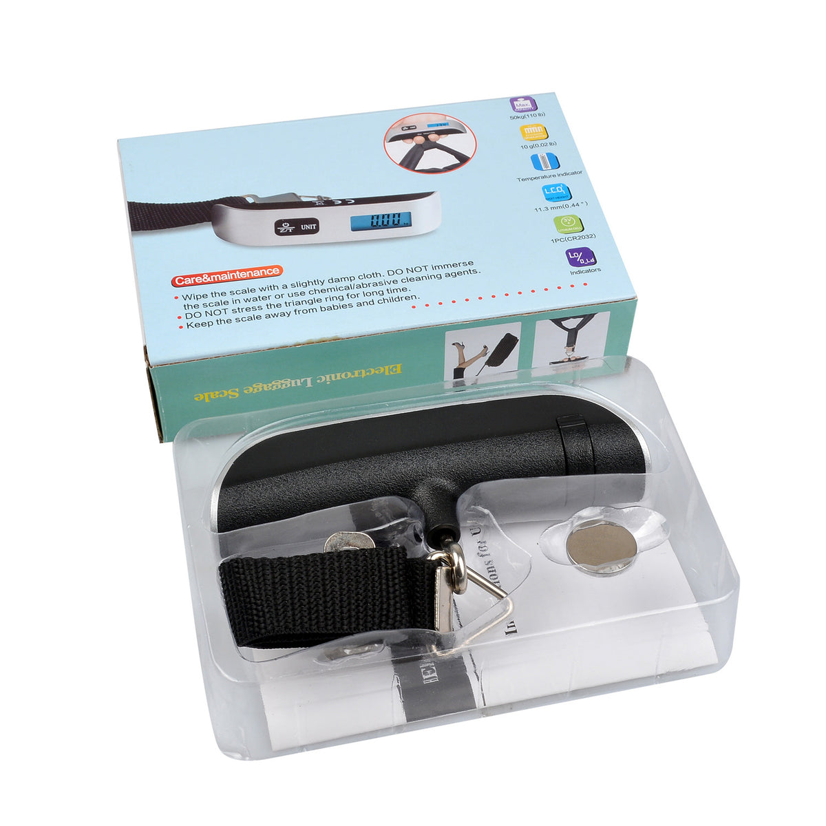 T-Bar Electronic Luggage Scale – Portable Travel Weigher (view 7)