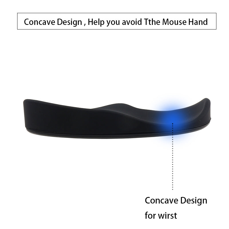 Ergonomic Silicone Mouse Wrist Rest – Non-Slip Gel Pad (view 6)
