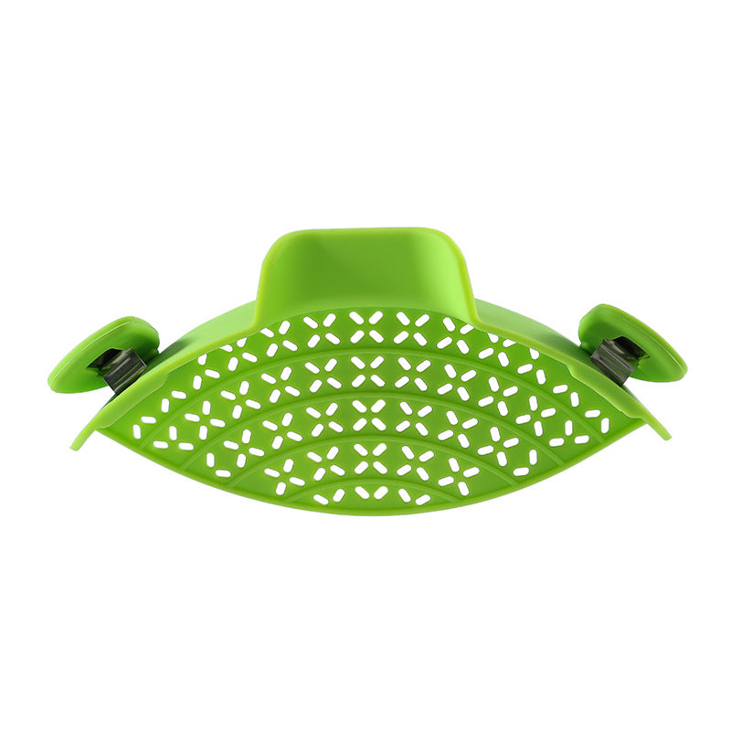 Silicone Pot Side Drain Stopper – Spill-Proof Strainer (view 14)