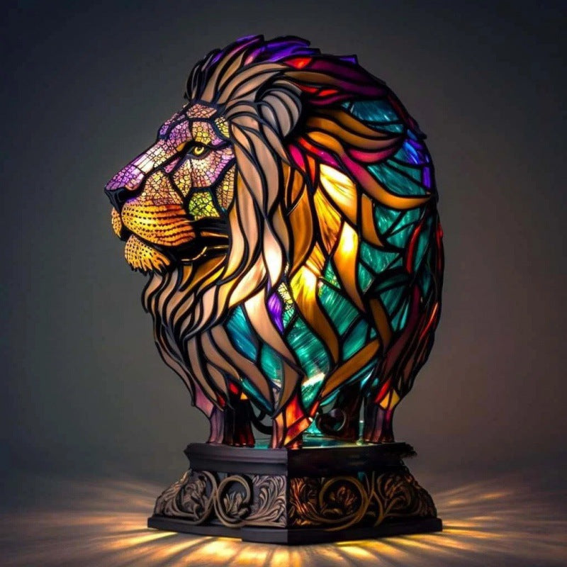 3D Animal Night Light Desk Lamp – Resin USB Table Lamp (view 10)