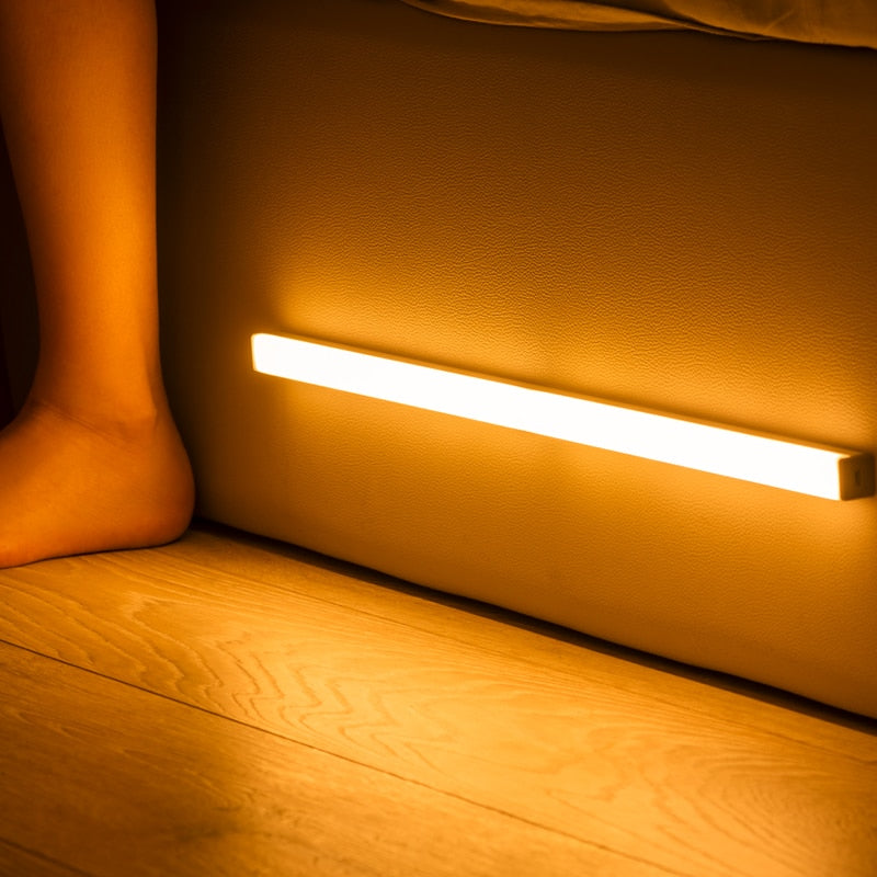Motion Sensor LED Light Bar – USB Rechargeable – Warm & Cool