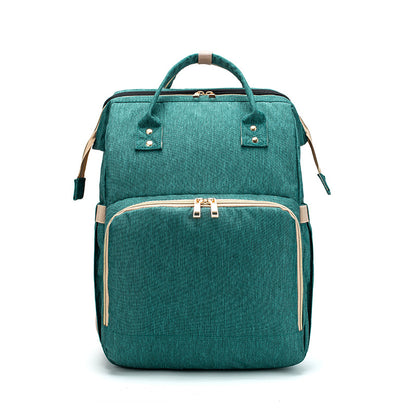 Foldable Mummy Backpack with Portable Baby Bed (view 15)