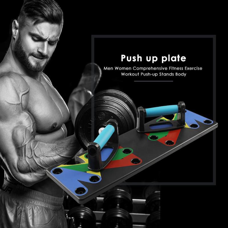 Colour-Coded Push-Up Board – ABS Plastic, 12 Functions (view 3)