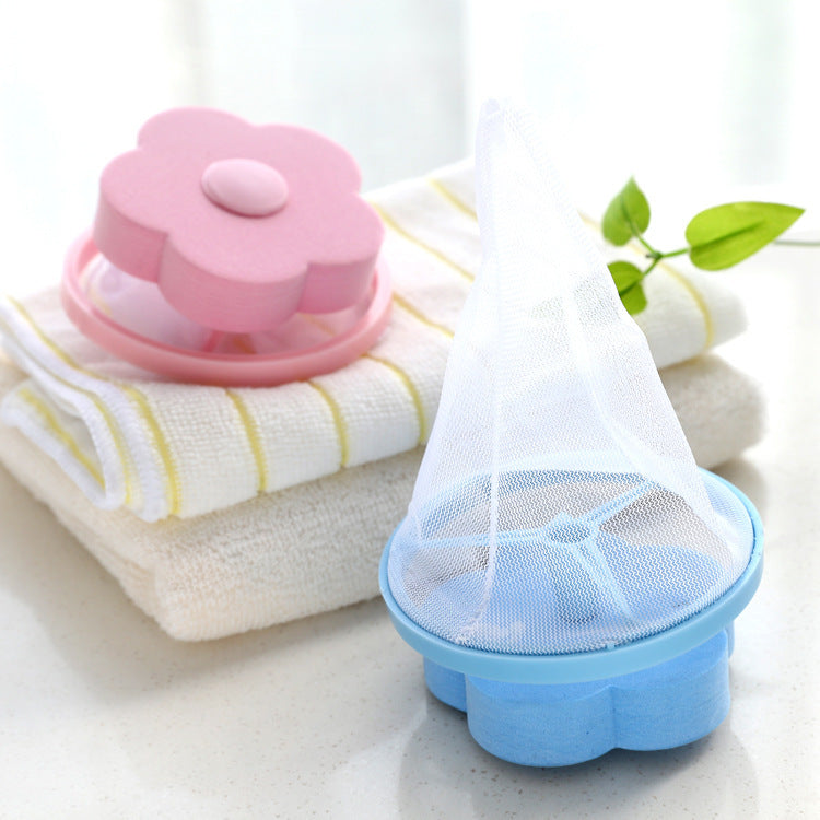 Washing Machine Floating Hair Filter – Flower Design (view 7)