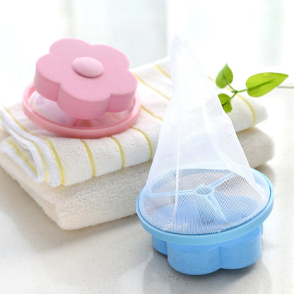 Washing Machine Floating Hair Filter – Flower Design (view 7)