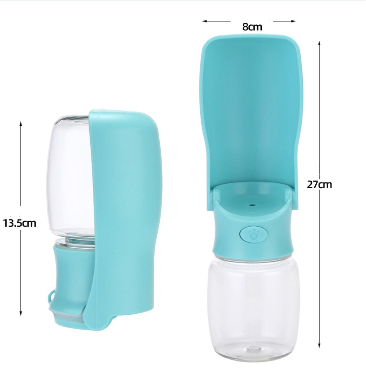 Foldable Pet Water Bottle – Portable Dog Dispenser 350/550ml (view 6)