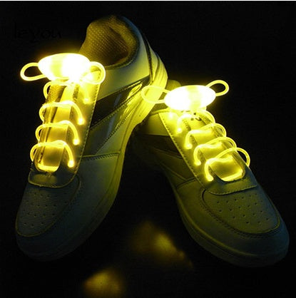 LED Glow Sport Shoelaces – Fibre-Optic Light-Up Laces (view 14)