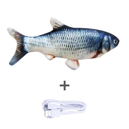 Electric Jumping Fish Cat Toy – USB Rechargeable 30cm (view 14)