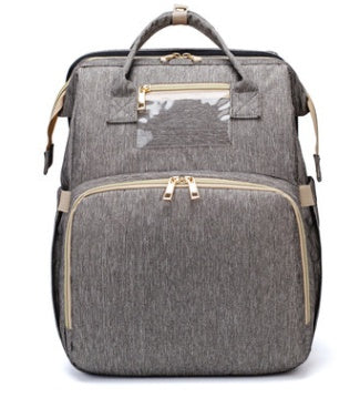 Foldable Mummy Backpack with Portable Baby Bed (view 17)