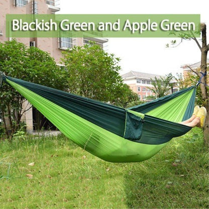 Portable 210T Nylon Parachute Camping Hammock 270x140cm (view 14)