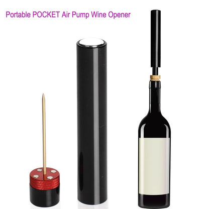 Air Pump Wine Bottle Opener – Stainless Steel Cork Remover (view 2)