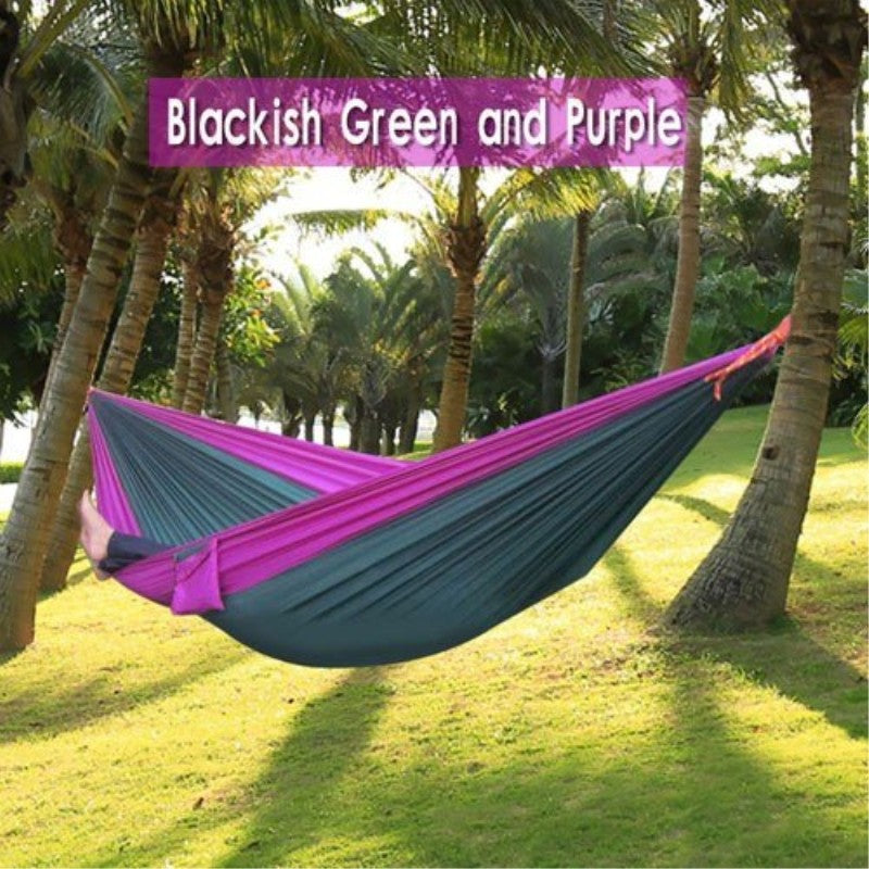 Portable 210T Nylon Parachute Camping Hammock 270x140cm (view 21)
