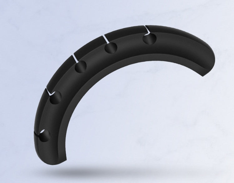 Silicone Desktop Cable Organiser – USB & Headphone Clips (view 4)
