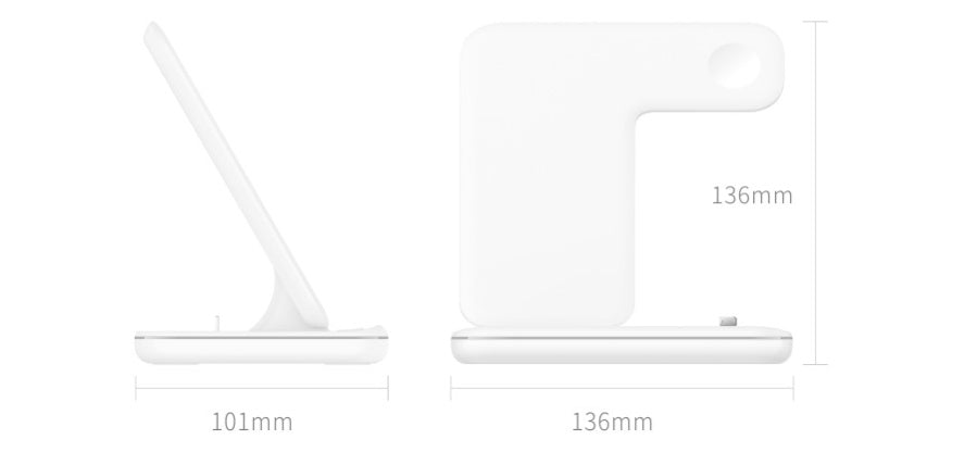 3-in-1 Wireless Charger Stand for Phone, Watch & Earphones (view 4)