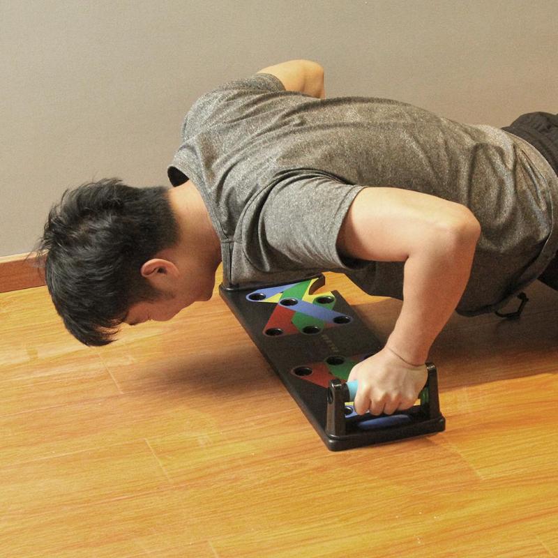 Colour-Coded Push-Up Board – ABS Plastic, 12 Functions (view 7)
