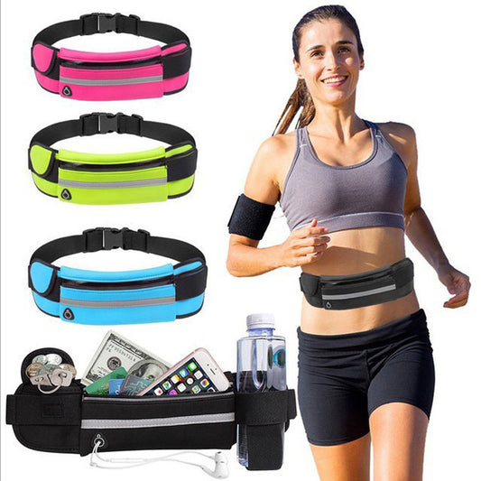 Nylon Sports Waist Bag – Slim Running Fanny Pack 20cm