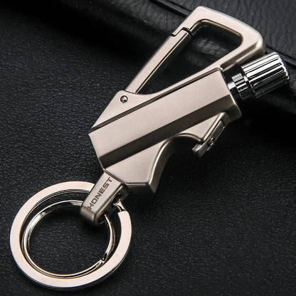 Metal Keychain Flint Lighter – EDC Survival Multi-Tool (view 3)