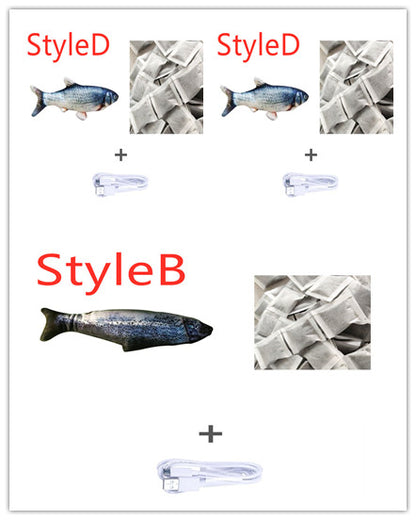 Electric Jumping Fish Cat Toy – USB Rechargeable 30cm (view 6)