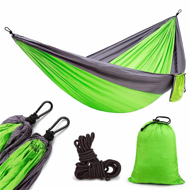 Portable 210T Nylon Parachute Camping Hammock 270x140cm (view 2)