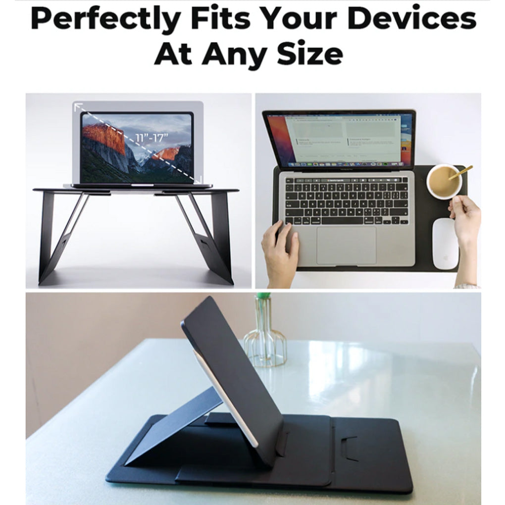 Foldable Plastic Laptop Stand – Adjustable Height 45.5cm