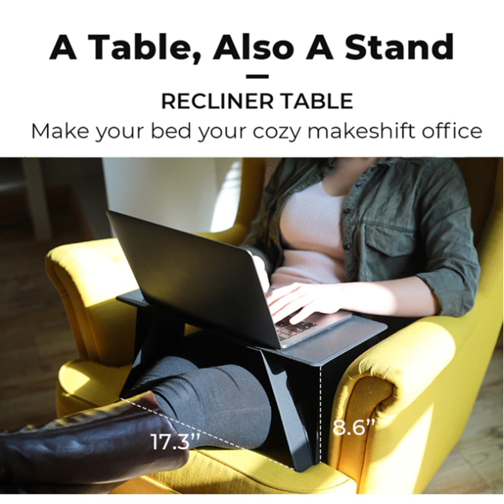 Foldable Plastic Laptop Stand – Adjustable Height 45.5cm (view 2)