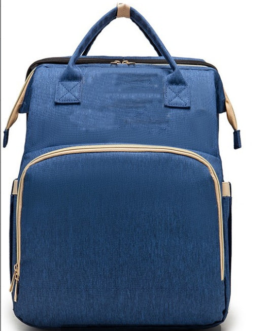 Foldable Mummy Backpack with Portable Baby Bed (view 14)