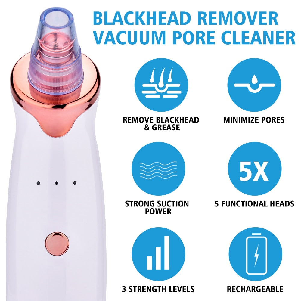 Electric Blackhead Remover & Pore Vacuum Cleansing Device (view 6)