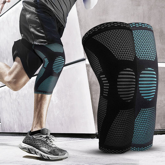 Knitted Sports Knee Pads – Nylon Support for Adults