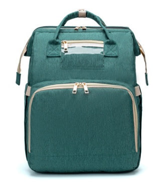 Foldable Mummy Backpack with Portable Baby Bed (view 16)
