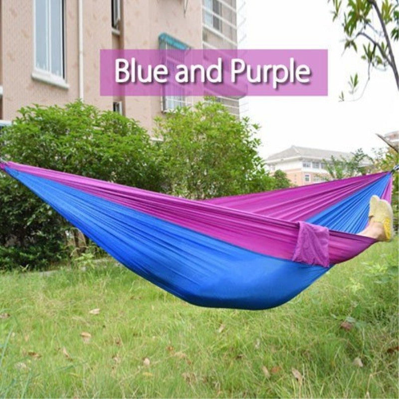 Portable 210T Nylon Parachute Camping Hammock 270x140cm (view 16)