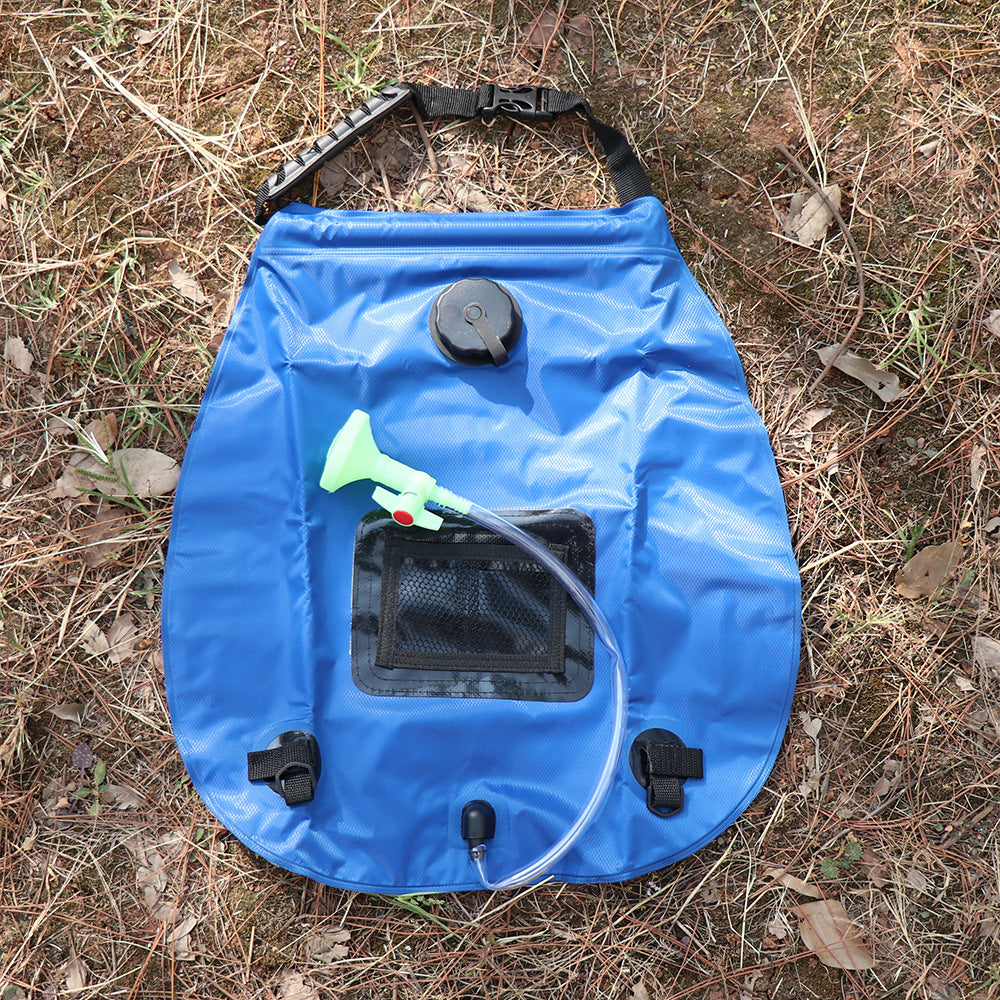 Solar Camping Shower Bag – 20L PVC with Thermometer (view 4)