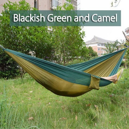 Portable 210T Nylon Parachute Camping Hammock 270x140cm (view 11)