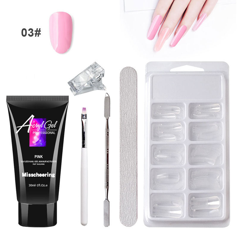 Gel Nail Extension Kit – UV/LED Lamp & Crystal Gel (view 10)