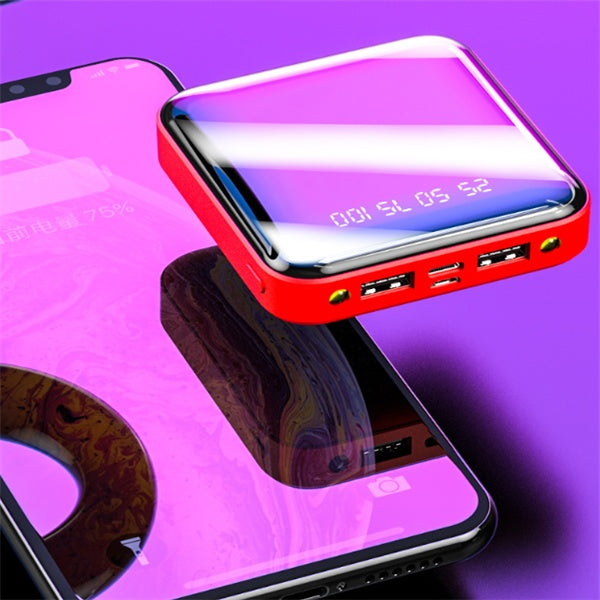 Portable Mirror Power Bank – 10000mAh Multi-USB (view 7)