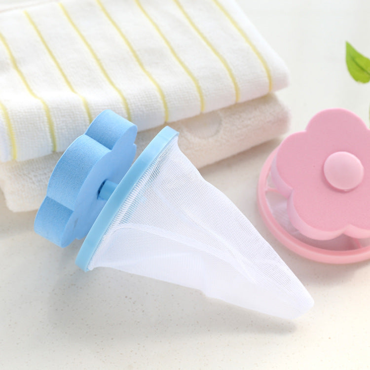Washing Machine Floating Hair Filter – Flower Design (view 5)