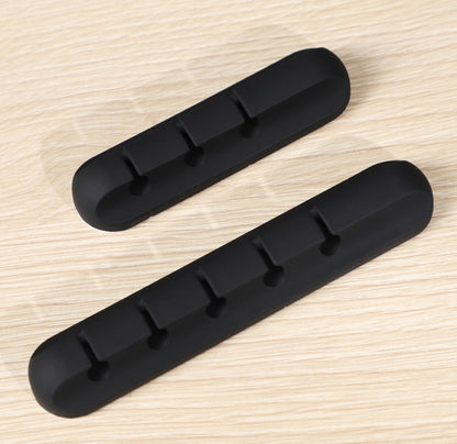 Silicone Desktop Cable Organiser – USB & Headphone Clips (view 8)