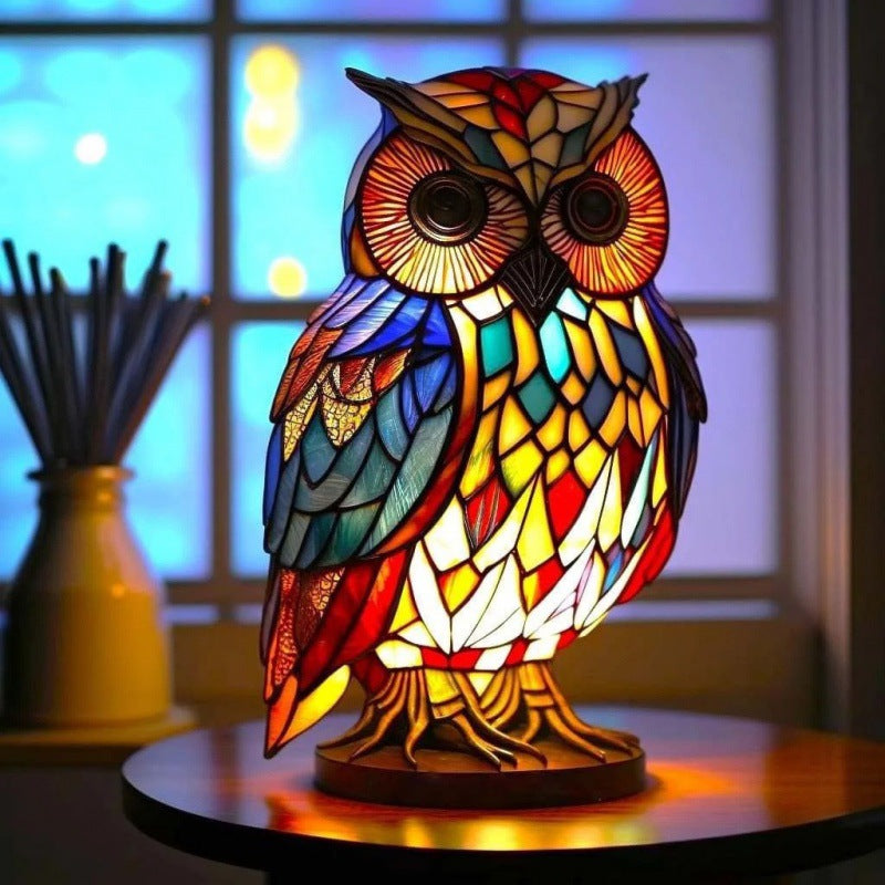 3D Animal Night Light Desk Lamp – Resin USB Table Lamp (view 6)