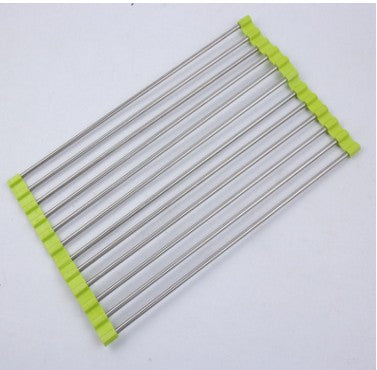 Folding Stainless Steel Kitchen Sink Drain Rack (view 9)