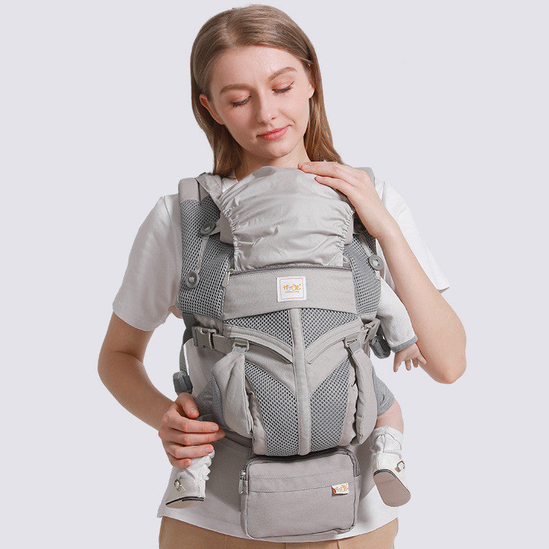 Front & Back Baby Carrier – Cotton, 0–48 Months