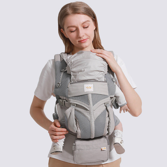Front & Back Baby Carrier – Cotton, 0–48 Months