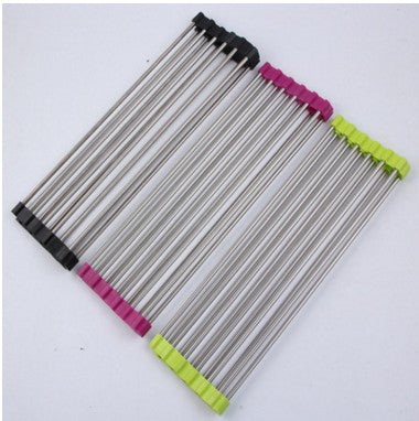 Folding Stainless Steel Kitchen Sink Drain Rack (view 8)