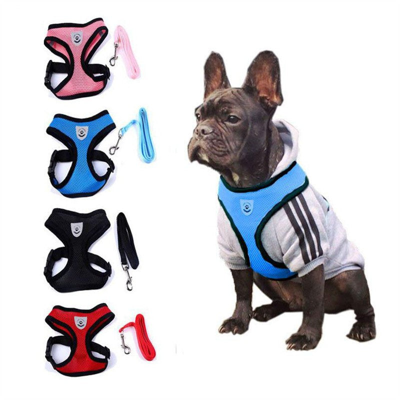 Breathable Mesh Pet Car Seat Belt & Leash (view 9)