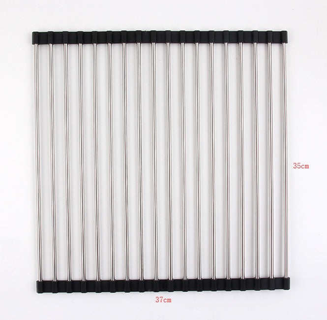 Folding Stainless Steel Kitchen Sink Drain Rack (view 4)