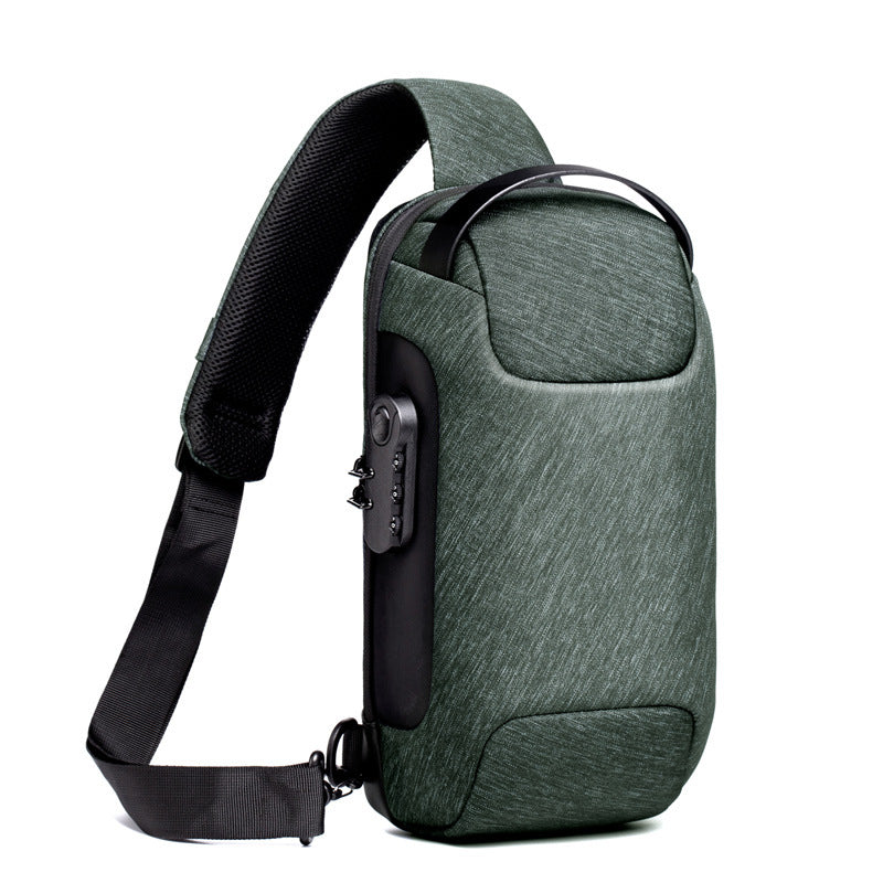 Waterproof USB Anti-Theft Oxford Crossbody Bag (view 10)