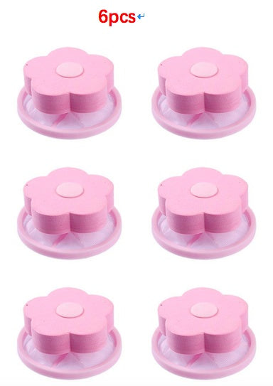 Washing Machine Floating Hair Filter – Flower Design (view 8)