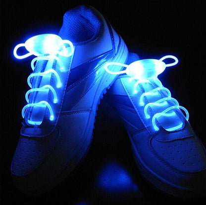 LED Glow Sport Shoelaces – Fibre-Optic Light-Up Laces (view 8)