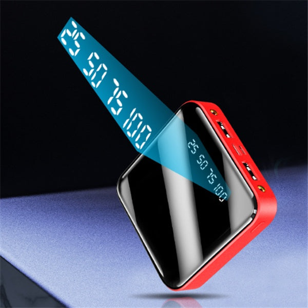 Portable Mirror Power Bank – 10000mAh Multi-USB (view 9)