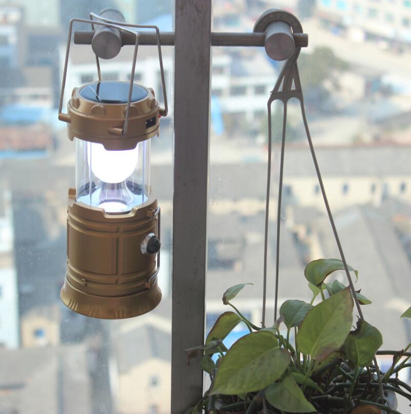 Collapsible Solar & USB LED Camping Lantern – 2W (view 3)