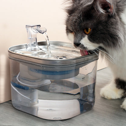 304 Stainless Steel Pet Water Fountain – 2L Auto Pump (view 9)